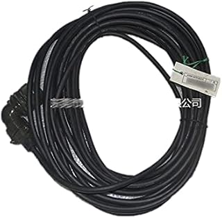 Davitu Wires & Cables - A06B-6078-K815 10M Encoder Feedback Cable for Fanuc Spindle Encoder with Original 17pin Elbow Plug - (Length: 10m, Specification: A06B-6078-K815)