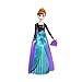 Mattel Disney Frozen Anna Fashion Doll Set, Spin & Reveal with 11 Surprises Including 5 Accessories, 5 Stickers & Play Scene, Inspired by the Movie