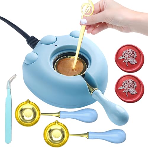 Faire fondre rapidement les perles de cire avec ce kit électrique bleu