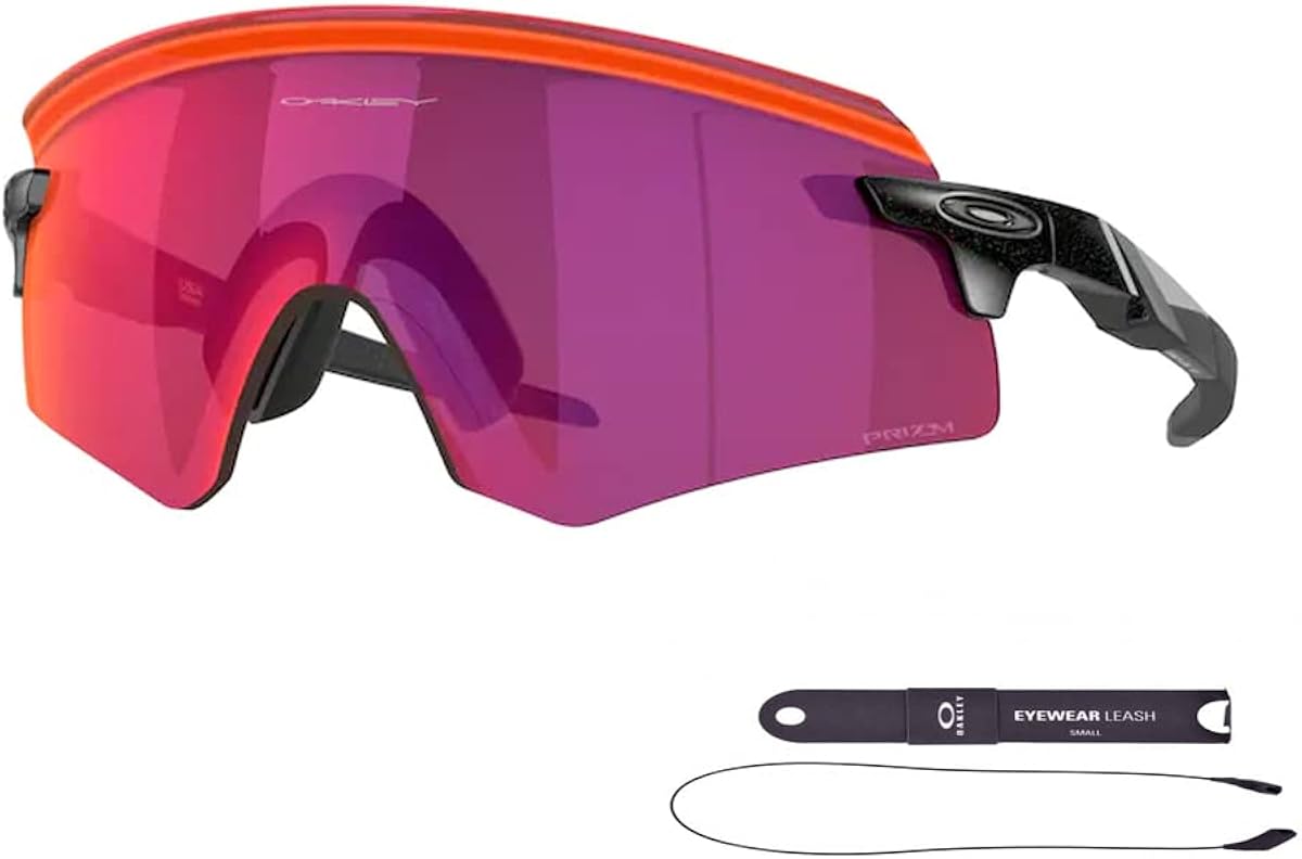 Oakley Encoder OO9471 - Gafas de sol rectangulares para hombre, correa de paquete + kit de cuidado iWear de diseñador