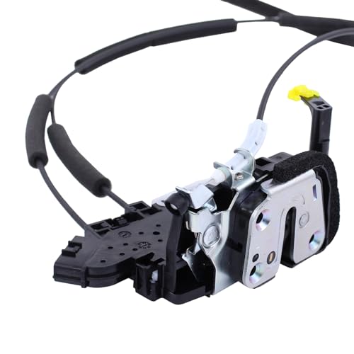 Image of Power Door Lock Actuator Door Latch with Cables, Fits for 2016-2024 Nissan TITAN & TITAN XD Front Left (Driver Door), Repalces OEM 80501-EZ01B, DL352