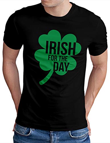 T-shirt St Patrick Homme noir pour partager la joie de la culture celte en famille