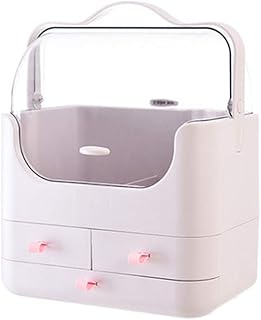 ZHAOJYZ Household Necessities/Caja de Almacenamiento cosmética a Prueba de Polvo y Resistente al Agua Dos de Apertura y Cierre de Manera Independiente Diseño portátil for la Novia
