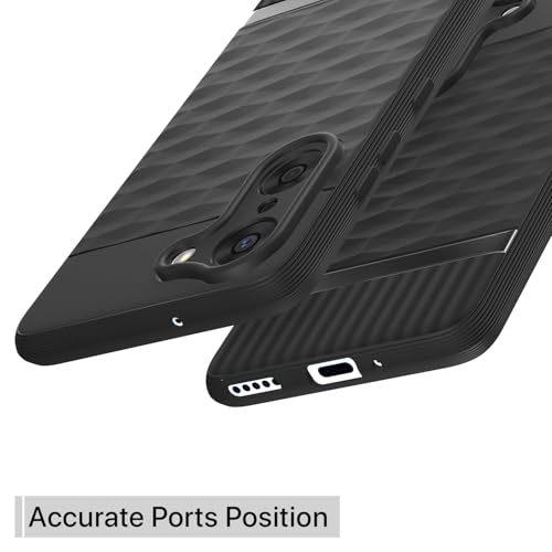 Image of Pikkme Back Cover for Oneplus Nord CE 5 5G Camera Protection 3D Hexa Cube Design Silicone Protective Bumper Case (Black)