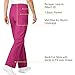 WonderWink Women's Wonderflex Faith Scrub Pant, Hot Pink, Small