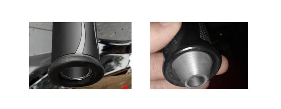 Cubre empuñaduras de moto para 250NK con contrapesos estabilizadores de aluminio 2