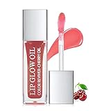 Marine Forest Hydrating Lip Glow Oil, Plumping Lip Gloss Transparent Lip Oil Tinted for Lip Care and Dry Lips, Non Sticky, Shiny and Moisturizing (02)