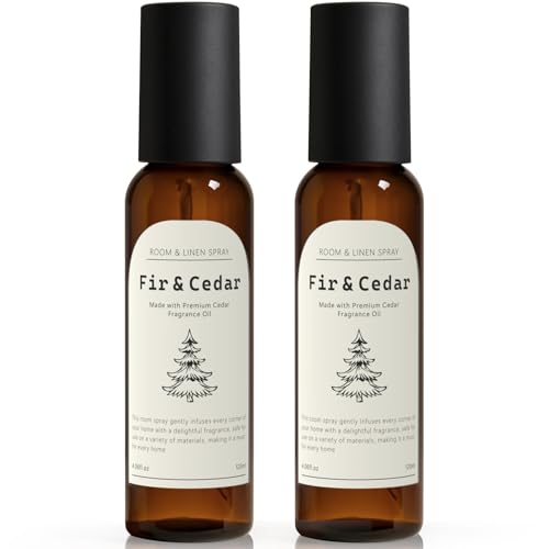 Fir & Cedar Room Spray Concentrated Room Spray for Home Fragrance Long Lasting Air Fresheners for Home Bedding Fabrics Odor Eliminator 8.12 fl oz