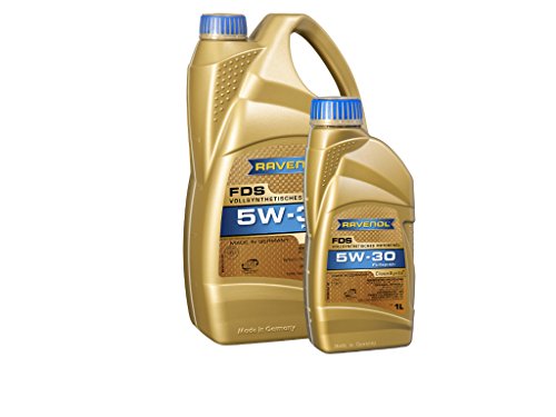 6 (5 + 1) L Ravenol FDS SAE 5 W-30 vollsynth antifricción fabricado en Alemania.
