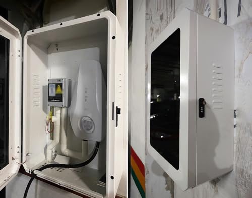 Borne de recharge électrique protégée : boîtier mural résistant aux intempéries et sécurisé - 3