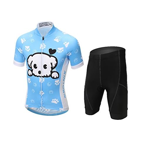 Uncle Lee Kids Cycling Jersey and Shorts Set Cover
