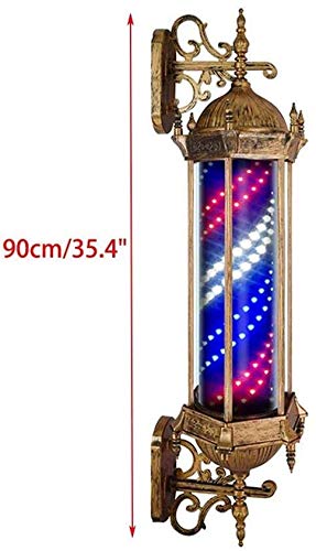 Amazon.co.jp: バーバーポールライトアウトドアウォールランプバーバー