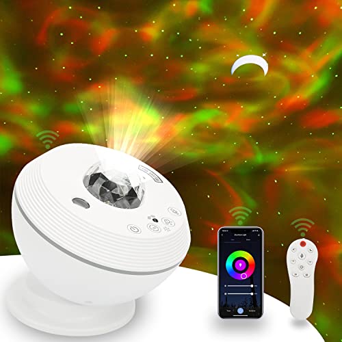 Starry Sky Projector Aurora Night Light for Kids & Couples,360° ...
