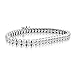 Madina Jewelry 10.15 ct Ladies Round Cut Diamond Tennis Bracelet in Channel Setting