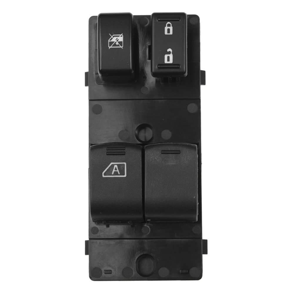 Interruttore di Controllo dei finestrini per Nissan per Micra 2010-2018 Nero 25401-1HB0C 254013BB0C Pulsante dell'interruttore Elettrico