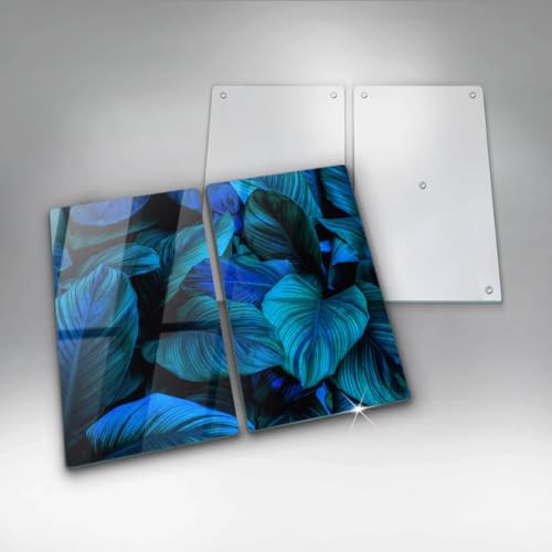 Planche à découper induction 2x30x52cm Wallfluent protège-plaque jungle - 6
