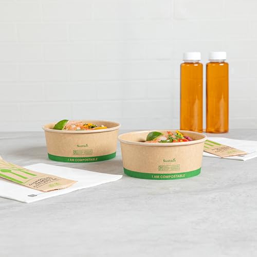 Récipient alimentaire jetable en papier kraft compostable pour dessert et snack - 5
