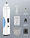 Peteast Electric Dog Nail Grinder Professional, Upgraded Type C W LED Lighting, Quiet Painless Safe Smooth Paw Grooming, Powerful 7 Speeds Clipper Trimmer (White)