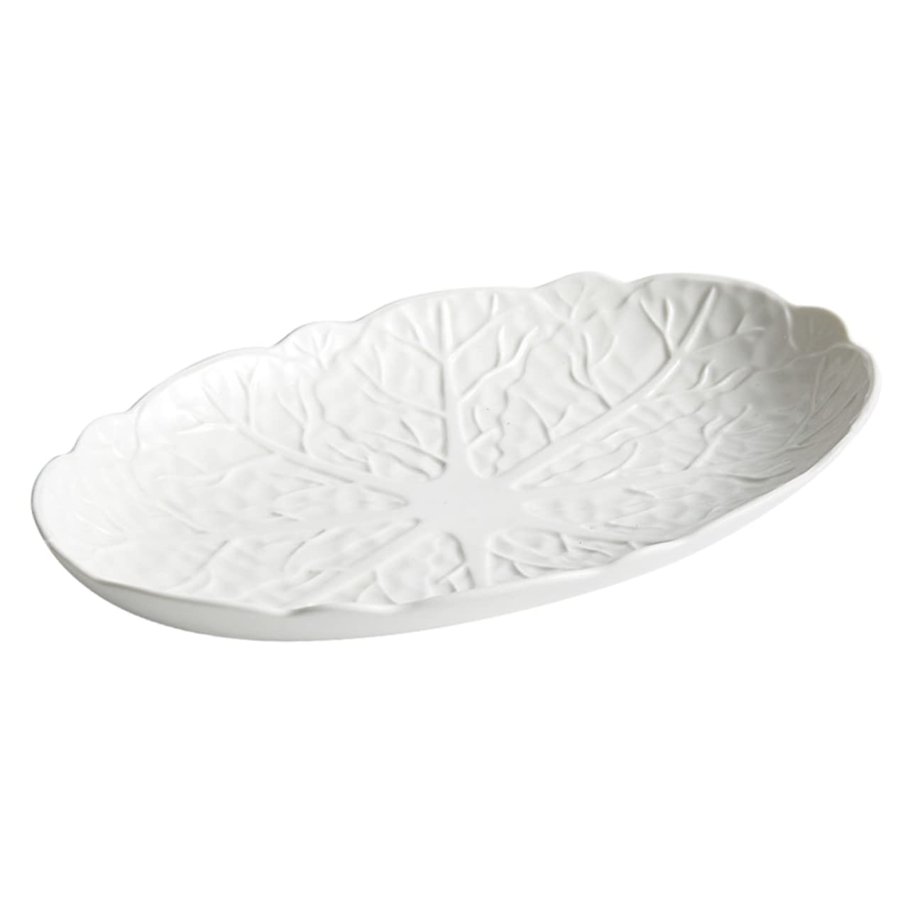 Piatto da Pesce in Ceramica Bianco, per Antipasti, Ristorante
