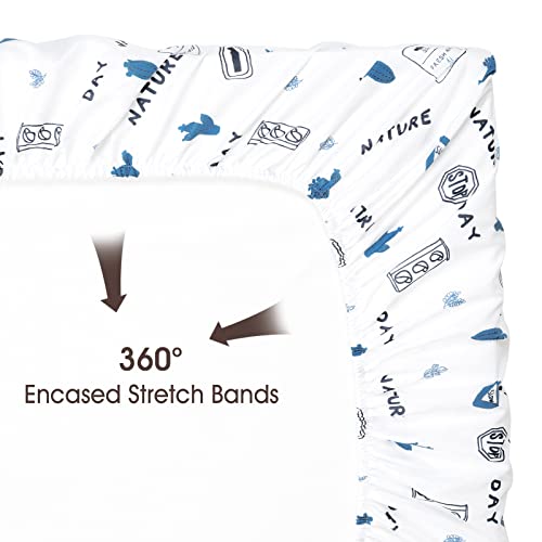 Phf Soft Mini Crib Sheet Set, 2 Pack Silky Comfy Pack N Play Sheets For Boys Girls, Universal Fit For Pack N Play, Playard And Mini Crib Mattresses, Cars #TOP5