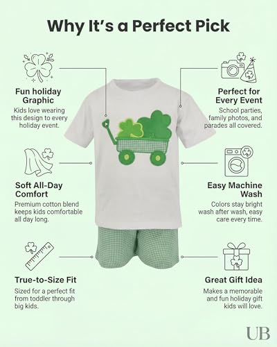 Image of Unique Baby Boys 2pc Shorts Set Outfit Short Sleeve Shirt with Embroidery Design and Shorts