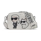 KARL LAGERFELD Women's Maybelle Choupette Crossbody, Winter Combo, One Size