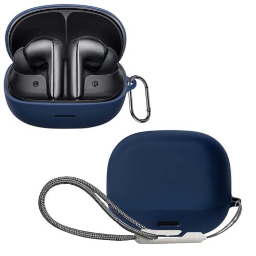 �yBARDATS�z�w�b�h�z���ی�J�o�[ For QCY MeloBuds N65 �P�[�X �J�o�[ ���C�����X�m�C�Y�L�����Z�����O�C���z�� �_�炩�� �V���R���� �����[�d�\ �y�� �����h�~ �h�~ �L�Y�h�~ �w��h�~ �h�� �ϏՌ� �S�ʕی� (�u���[)