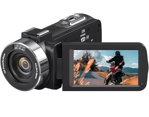 4K 80MP Vlogging Camcorder with Accessories