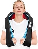 Mo Cuishle Shiatsu Neck Massager for Pain Relief, Back Shoulder Massager with Heat – Deep Kneading Massage for Relax – Ideal for Christmas, Mother's Day, Father's Day, Gifts for Men, Women, Mom, Dad