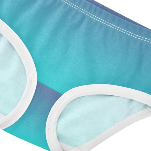 Joisal Violet Turquoise Blue Gradient Girls Underwear Toddler 2t Cotton Cute Panties Girl Designer Briefs Underpants4