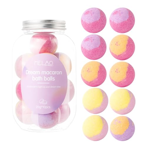 Fumgranth 10 Bath Bombs with Essential Oil for Women Spa