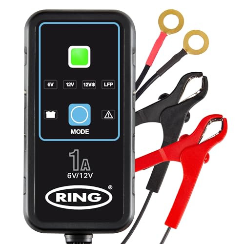 Ring Automotive SMARTCHARGE 1 Car Battery Charger (1A, 6V & 12V)