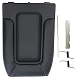 XY AUTO Center Console Lid Armrest Kit fit for GMC Sierra Yukon Cadillac Escalade 2000-2006 Chevy Silverado 1500 Chevrolet Avalanche Tahoe (Black)