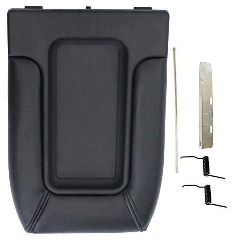 X&Y Center Console Lid Armrest 924-811 19127364 Center Console Lid Repair Compatible with Chevy, 99-07 Silverado, Tahoe, Avalanche, Suburban, Sierra, Yukon (Black)