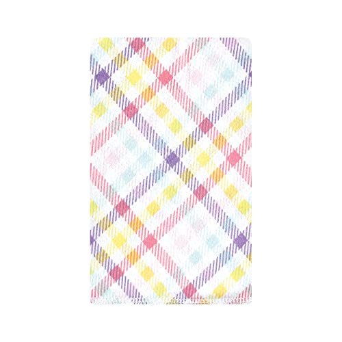 Image of Hudson Baby Unisex Baby Cotton Flannel Burp Cloths, Pink Tulips, One Size