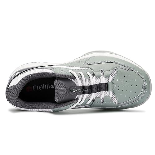 FitVille Wide Pickleball Shoes for Women Tennis Court Shoes with Arch Support for Flat Feet3