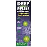 Deep Relief Triple Action Anti-Inflammatory Gel, White, 50 g