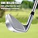 MAZEL 7 Iron Golf Club for Adult Men & Women- Upgraded Training Grip Golf Iron for Beginners,37 Inch (Silver Black)