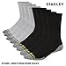 STANLEY Work Socks for Men – 8 Pairs Thick Cushioned Crew Length Work Boot Socks for Hiking