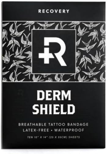 Protection tatouage Recovery Derm Shield contre les frottements et l'eau