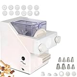 GmhXylophyte 180w Automatische Kekse Machen Maschine, Keksform Maker Mit 8 DüSen Und 6 Kekstypen, Elektrobackhersteller, 50-60 U/Min, Geeignet FüR Konditoreien