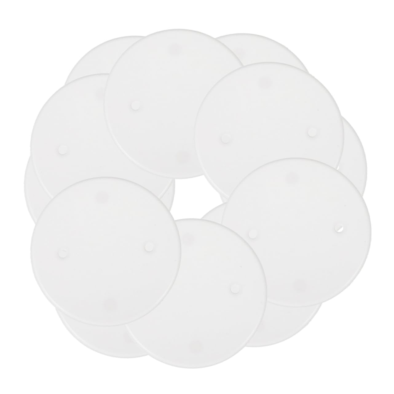 SEWOART 60pcs Wire White Panel Plug Ceiling Fixture Cover Bathroom Socket Cover White Outlet Covers Ceiling Cable Cover Weatherproof Blank Outlet Cover Plug Covers Pp