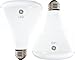 GE Lighting 21907 Energy-Smart LED 10-watt (65-watt replacement), 700-Lumen R30 Flood Bulb with Medium Base, Soft White, 2-Pack
