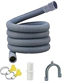 Dishwasher Drain Hose Extension Kit, Washing Machine Drain Hose for Portable Washer, Flexible 10Ft...