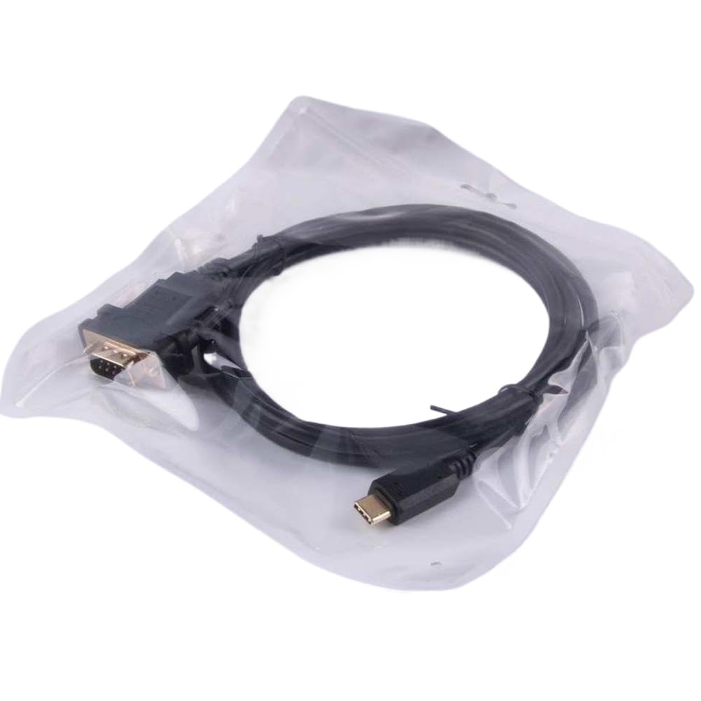 Convertidor de Adaptador Serie USB C a DB9 RS232 6 pies FTDI FT232RL Chip Compatible con Win11 10 8 7 XP Android Linux Vista Compatible con computadora portátil
