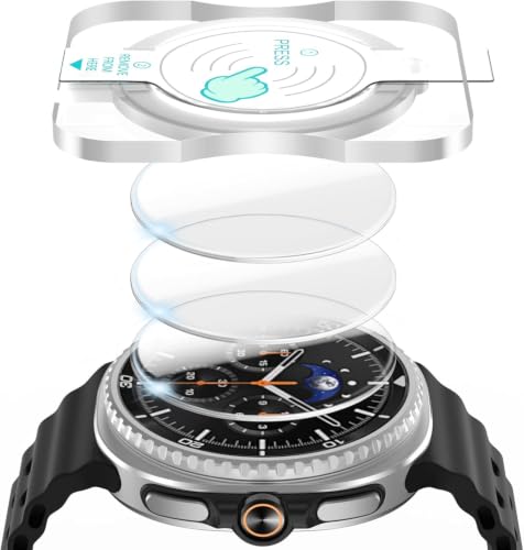 Image of Supershieldz Tempered Glass for Samsung Galaxy Watch 8 Classic (46mm) - 2 Pack