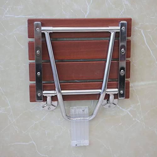 Chaise de douche ergonomique rabattable avec support mural robuste - 2