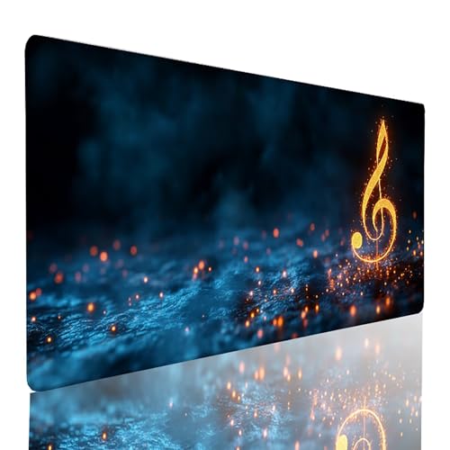 Tapis de souris paysage bleu grand format pour décorer la maison et le bureau
