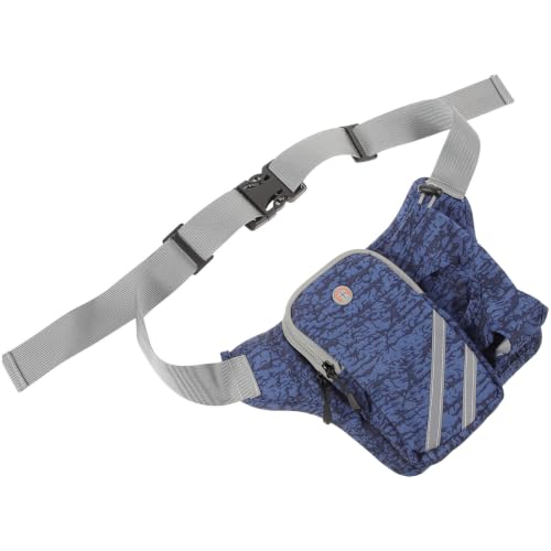 Riñonera para correr ajustable con portabotellas elástico para senderismo y outdoor