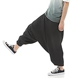 [沖縄技研] フリース サルエルパンツ アラジンパンツ 裏起毛 スウェット メンズ レディース パジャマ もこもこ オールインワン (マットブラック)